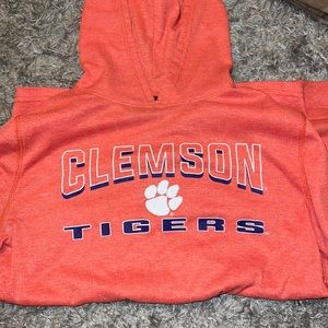 Clemson long sleeve tee with hood